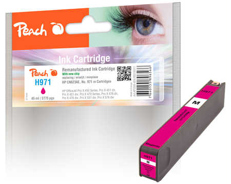 Peach  Tintenpatrone magenta kompatibel zu HP OfficeJet Pro X 470 Series