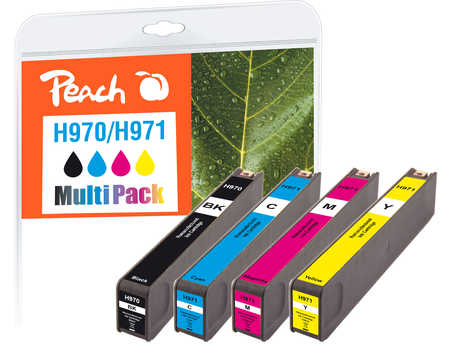 Peach  Spar Pack Tintenpatronen kompatibel zu HP OfficeJet Pro X 470 Series