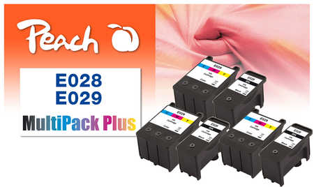 Peach  Spar Pack Plus Tintenpatronen kompatibel zu Epson Stylus C 61