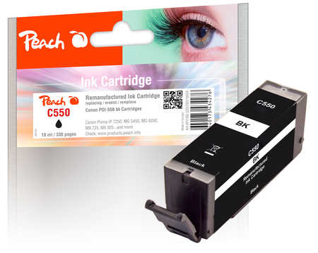 Peach  Tintenpatrone schwarz kompatibel zu Canon Pixma MX 922