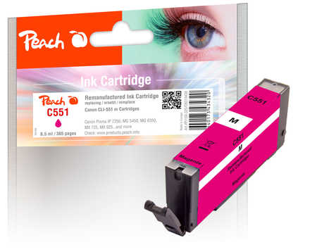 Peach  Tintenpatrone magenta kompatibel zu Canon Pixma IP 8720