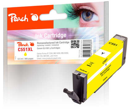 Peach  Tintenpatrone gelb kompatibel zu Canon Pixma MX 922