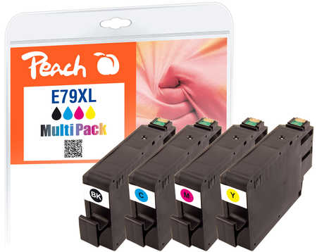 Peach  Spar Pack Tintenpatronen HY kompatibel zu Epson WorkForce Pro WF-4630 DWF