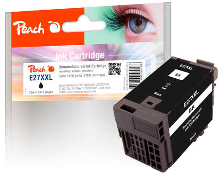 Peach  Tintenpatrone schwarz kompatibel zu Epson WorkForce WF-3600 Series