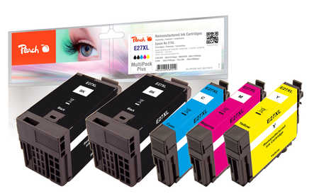 Peach  Spar Pack Plus Tintenpatronen kompatibel zu Epson WorkForce WF-3600 Series
