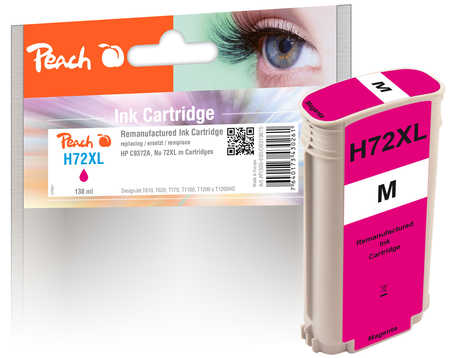 Peach  Tintenpatrone magenta kompatibel zu HP DesignJet T 1120 HD