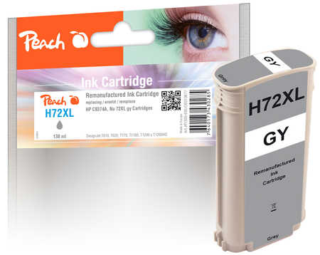 Peach  Tintenpatrone grau kompatibel zu HP DesignJet T 1120 HD