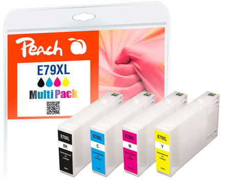 Peach  Spar Pack Tintenpatronen HY kompatibel zu Epson WorkForce Pro WF-4630 DWF