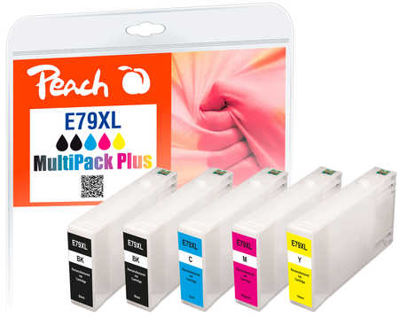 Peach  Spar Pack Plus Tintenpatronen HY kompatibel zu Epson WorkForce Pro WF-4630 DWF