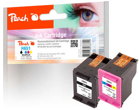 Peach  Spar Pack Druckköpfe kompatibel zu HP OfficeJet 202