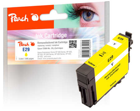 Peach  Tintenpatrone gelb kompatibel zu Epson Expression Home XP-345