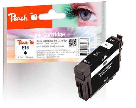 Peach  Tintenpatrone schwarz kompatibel zu Epson WorkForce WF-2510 WF