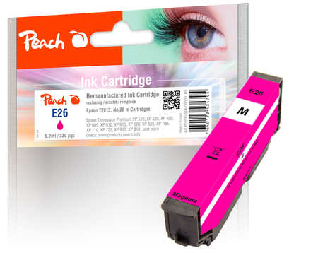 Peach  Tintenpatrone magenta kompatibel zu Epson Expression Premium XP-615