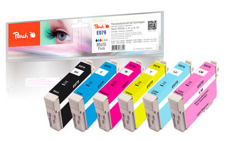 Peach  Spar Pack Tintenpatronen kompatibel zu Epson Stylus Photo P 50