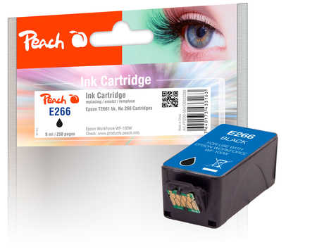 Peach  Tintenpatrone schwarz kompatibel zu Epson WorkForce WF-100 W