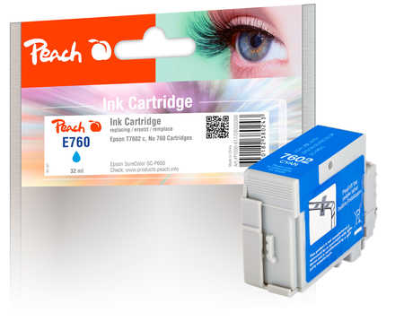 Peach  Tintenpatrone cyan kompatibel zu Epson SureColor SCP 600