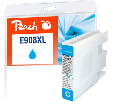 Peach  Tintenpatrone XL cyan kompatibel zu Epson WorkForce Pro WF-6090 DW