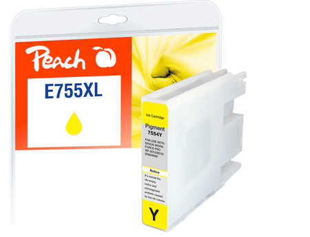 Peach  Tintenpatrone XL gelb kompatibel zu Epson WorkForce Pro WF-8010 DW