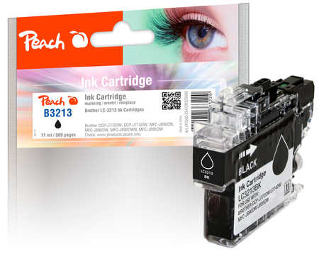 Peach  Tintenpatrone schwarz kompatibel zu Brother MFCJ 890 DW