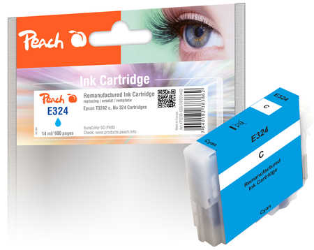 Peach  Tintenpatrone cyan kompatibel zu Epson SureColor SCP 400