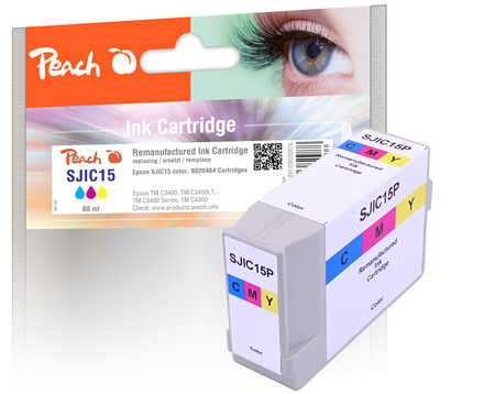 Peach  Tintenpatrone schwarz kompatibel zu Epson ColorWorks C 3400 LAN