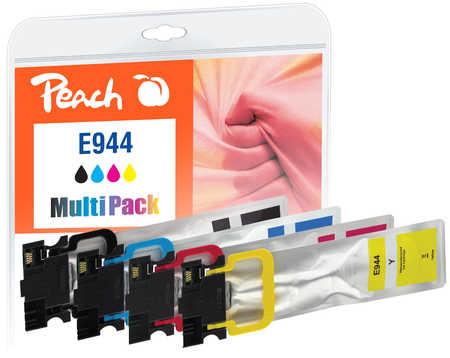 Peach  Spar Pack Tintenpatronen kompatibel zu Epson WorkForce Pro WFC 5290 DW BAM