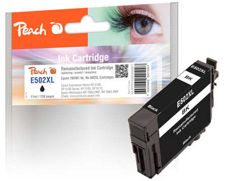 Peach  Tintenpatrone schwarz kompatibel zu Epson Expression Home XP-5150