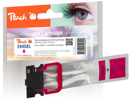 Peach  Tintenpatrone HY magenta kompatibel zu Epson WorkForce Pro WFC 5290 RDTW BAM