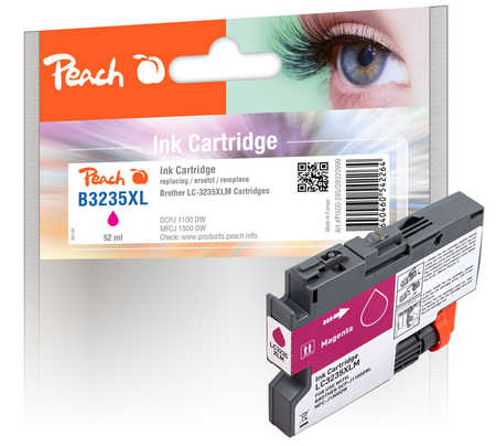 Peach  Tintenpatrone magenta kompatibel zu Brother DCPJ 1100 DW