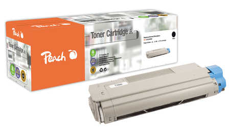 Peach  Tonermodul schwarz kompatibel zu OKI C 5700