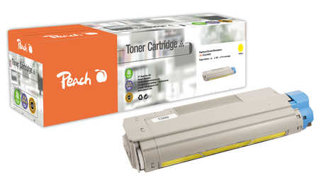 Peach  Tonermodul gelb kompatibel zu OKI C 5600