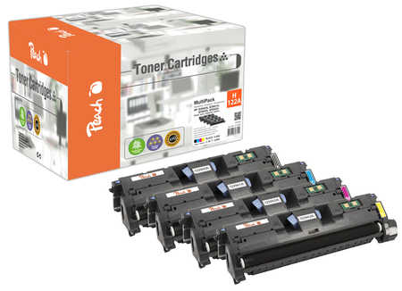 Peach  Spar Pack Tonermodule kompatibel zu HP Color LaserJet 2550