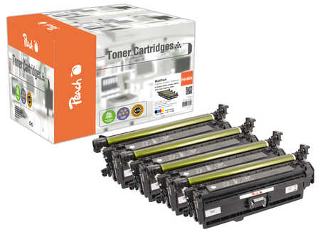 Peach  Spar Pack Tonermodule kompatibel zu HP Color LaserJet Enterprise CP 4000 Series