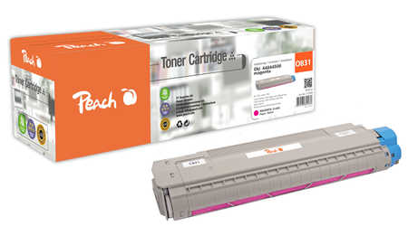 Peach  Tonermodul magenta kompatibel zu OKI C 831 DM