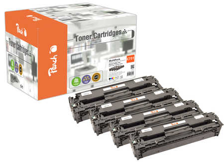 Peach  Spar Pack Tonermodule kompatibel zu Canon iSENSYS LBP-7100 cn