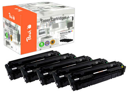 Peach  Spar Pack Plus Tonermodule kompatibel zu HP Color LaserJet Pro M 252 dw