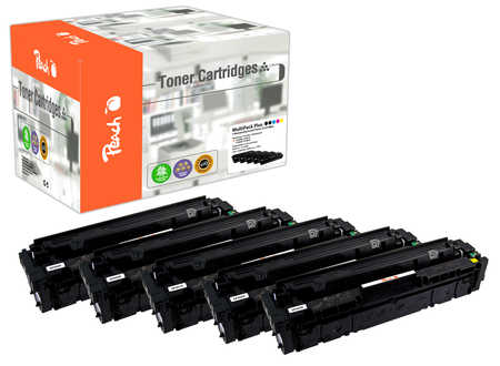 Peach  Spar Pack Plus Tonermodule kompatibel zu HP Color LaserJet Pro M 252 n