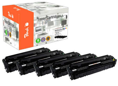 Peach  Spar Pack Plus Tonermodule kompatibel zu HP Color LaserJet Pro M 252 n