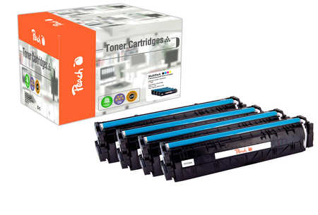 Peach  Spar Pack Tonermodule kompatibel zu HP Color LaserJet Pro MFP M 180 fndw
