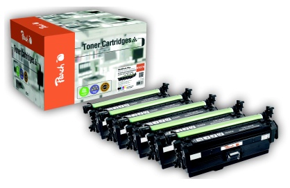 Peach  Spar Pack Plus Tonermodule kompatibel zu HP LaserJet Enterprise 500 color M 575 Series