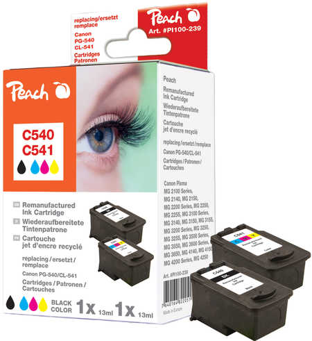 Peach  Spar Pack Tintenpatronen kompatibel zu Canon Pixma TS 5151