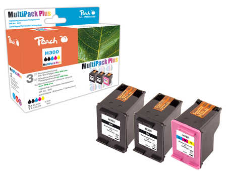 Peach  Spar Pack Plus Druckköpfe kompatibel zu HP DeskJet D 5600 Series