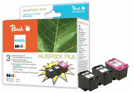 Peach  Spar Pack Plus Druckköpfe kompatibel zu HP DeskJet F 4488