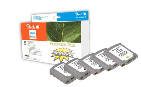 Peach  Spar Pack Plus Tintenpatronen kompatibel zu HP OfficeJet Pro L 7800 Series
