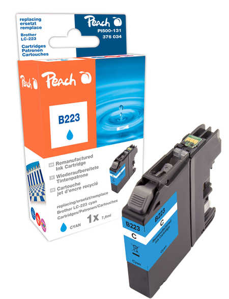 Peach  Tintenpatrone cyan kompatibel zu Brother DCPJ 4120 DW