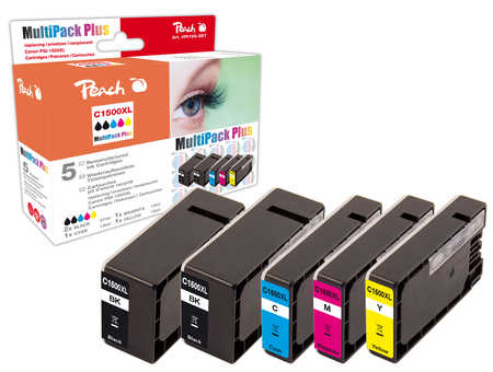 Peach  Spar Pack Plus Tintenpatronen kompatibel zu Canon Maxify MB 2050