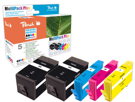 Peach  Spar Pack Plus Tintenpatronen kompatibel zu HP OfficeJet 6800 Series