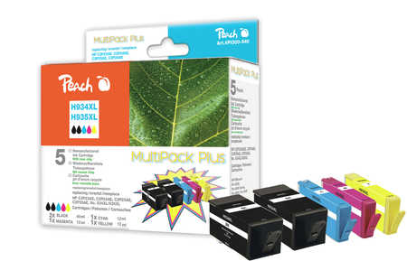 Peach  Spar Pack Plus Tintenpatronen kompatibel zu HP OfficeJet 6800 Series