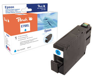 Peach  Tintenpatrone HY cyan kompatibel zu Epson WorkForce Pro WF-4630 DWF