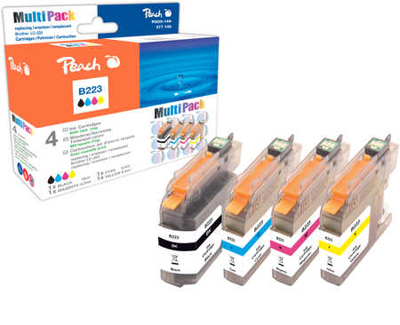 Peach  Spar Pack Tintenpatronen kompatibel zu Brother DCPJ 4120 DW